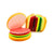 8073 Burger Shaped Notepad  /  Sticky Notes  /  Memo Pads, Unique Mini Notes (Multicolor)