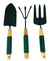 1768  Colorfull Garden Tool Set Set of 3Pc