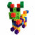 3912 60 Pc Cube Blocks Toy used in all kinds of household and official places specially for kids and children for their playing and enjoying purposes.