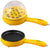 Multi functional Electric 2 in 1 Egg Frying Pan with Egg Boiler Machine Measuring Cup with Handle