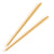 Designer Natural Round Bamboo Reusable Chopsticks