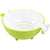 0728 Multifunctional Washing Fruits & Vegetables Basket Strainer and Detachable Drain Basket Bowl