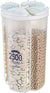 766 Kitchen Storage - Transparent Sealed Cans / Jars / Storage Box 4 Section