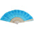 4930 Hand Folding Fan, Chinese Vintage Style Handheld Fan with Fabric Sleeve