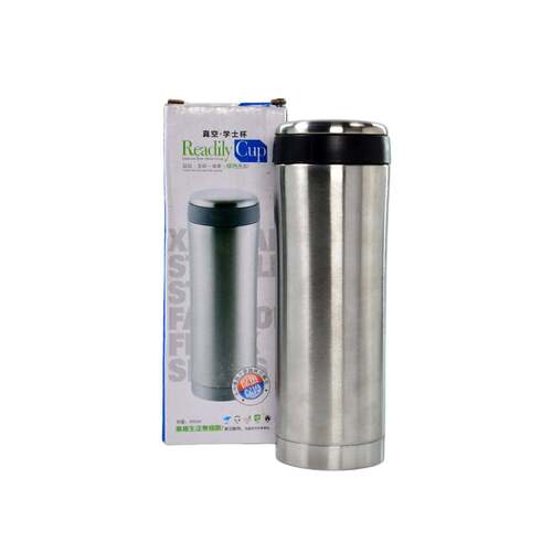 SILVER Stainless Steel Water Bottle for Men Women Kids