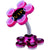 0637 -360 Rotatable Flower Shape Cellphone Holder Car & Mount Sucker Stand (Multicolored With Box))