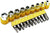 0451 24pcs T shape screwdriver set Batch Head Ratchet Pawl Socket Spanner hand tools