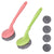 Scrubber with Handle for Kitchen and Utensil Cleaning and Hard Stains,