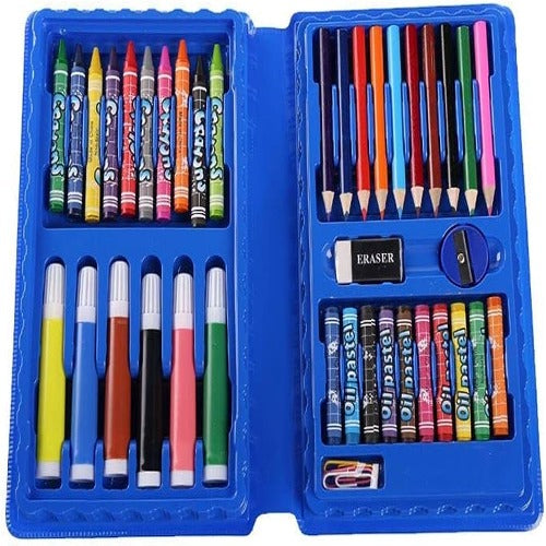 Yaayi Kids Colouring Barbidhol Kit Combo Colors Box Color PencilCrayonsWater  ColorSketch Pens Set For 38 Years Old Kids BoysGirls68 PcsPink   Amazonin Toys  Games