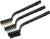 184 -3 Pc Mini Wire Brush Set (Brass, Nylon, Stainless Steel Bristles)