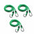High Strength Elastic Bungee, Shock Cord Cables, Luggage Tying Rope with Hooks