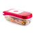 Ganesh Plastic Chopper Vegetable and Fruit Cutter, Red