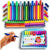 Coloring Combo Colors Box Color Pencil, Crayons, Water Color, Sketch Pens (Set of 24)