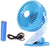 Mini USB Clip Fan widely used in summers for cool down rooms and body purposes.(Battery Not Include)
