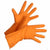 Cut Glove Reusable Rubber Hand Gloves (Orange) - 1 pc