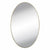 Oval Frame Less Mirror Wall Sticker for Dressing