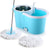  Steel Spinner Bucket Mop 360 Degree Self Spin Wringing with 2 Absorbers for Home and Office Floor Cleaning Mops Set at the Best Price in India