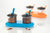  Multipurpose Dining Set Jar and tray holder, Chutneys/Pickles/Spices Jar - 2pc By FilpZ.com