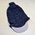 6345 Solid Texture Winter Woolen Beanie Caps 