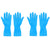 4855 2 Pair Large Blue Gloves For Different Types Of Purposes Like Washing Utensils, Gardening And Cleaning Toilet Etc. 
