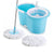  Plastic Spinner Bucket Mop 360 Degree Self Spin Wringing with 2 Absorbers for Home and Office Floor Cleaning Mops Set By FilpZ.com